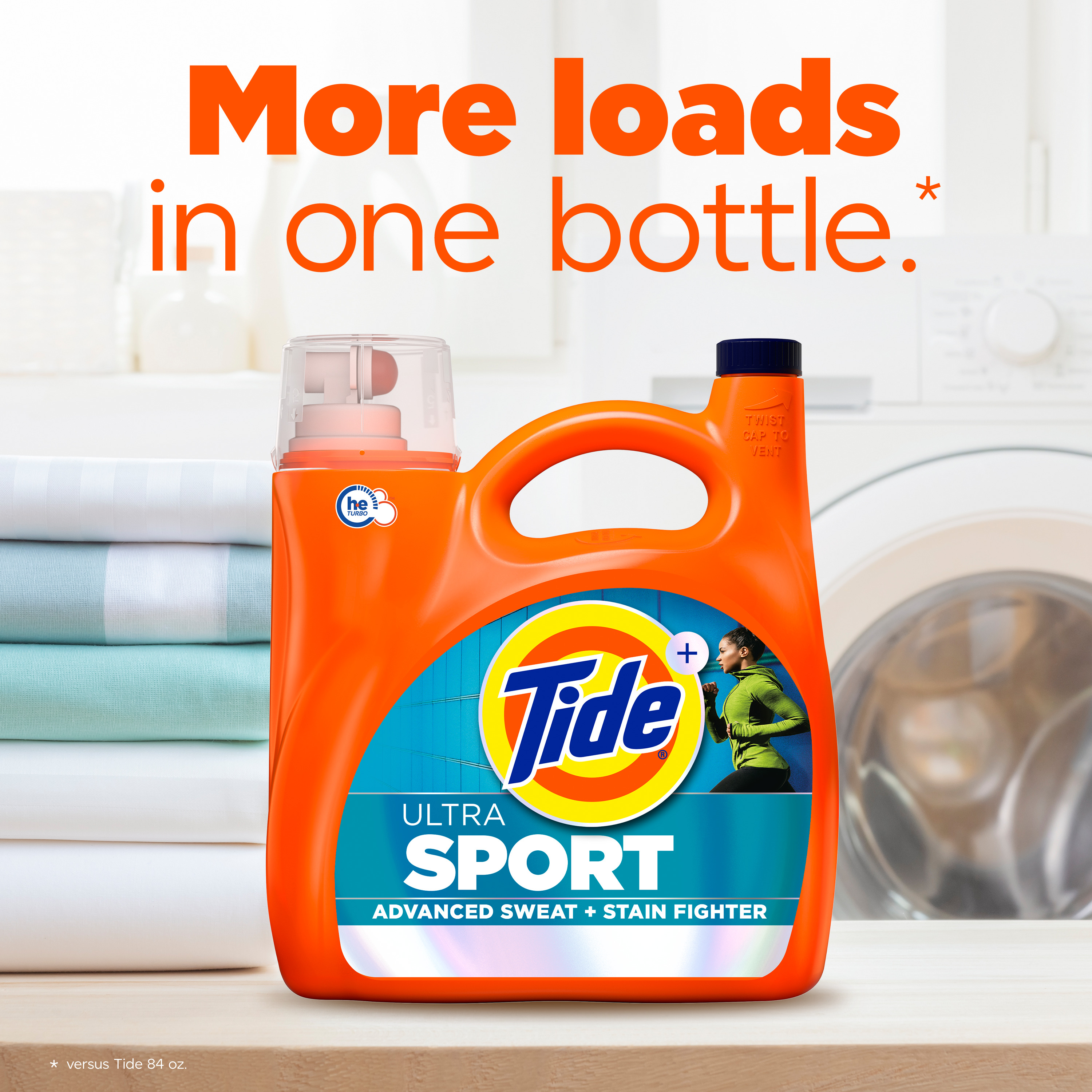 Tide Ultra Sport Liquid Laundry Detergent, 117 Fl Oz, 83 Loads photo 4