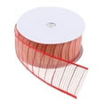 thumbnail image 1 of 20 Yardas 38 Mm Sparkle Sheer Organza Cinta Para La Decoración Festiva Envoltura De Regalos DIY Artesanía rojo Macarena Cintas de Organza con Purpurina, 1 of 8