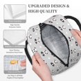 thumbnail image 3 of Yiaed Panda Bear Print Lunch Bag Adult Insulated Lunch Box, Leakproof Cooler Food Lunch Containers Reusable High Capacity Lunch Tote Bags-One Size, 3 of 6