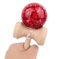 thumbnail image 4 of Japanese Traditional Toy Wood Handle Handmade Marble Ball Kendama Kids Sports Game (Red), 4 of 8