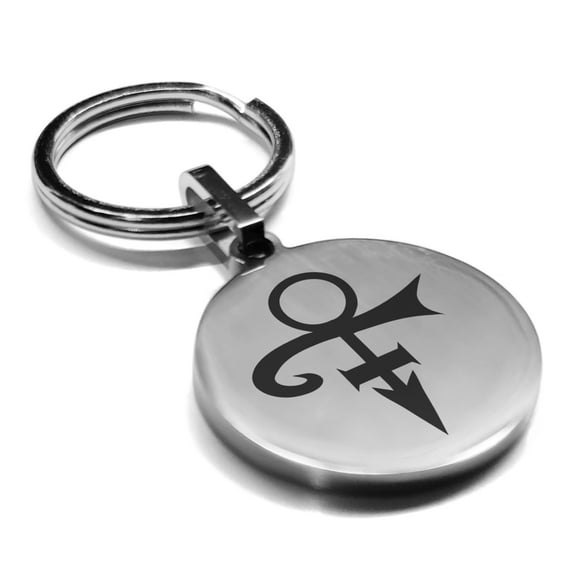 Stainless Steel Four Horsemen of the Apocalypse (War) Round Medallion Keychain Circle Ring