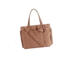thumbnail image 2 of Bolso tote, bolso de fin de semana de moda y bolso cruzado resistente al desgaste con lazo para vacaciones Caramelo, 2 of 9