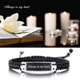 thumbnail image 3 of Adjustable Cremation Memorial Urn Bracelet - Stainless Steel Cremation Manmade Braided Urn Bracelet Keepsake Urn Bracelet for Ashes, 3 of 7
