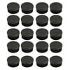 20 Pcs Chair Table Leg Plastic Cap Round Tube Insert Fit 28mm Pipe Outer Dia