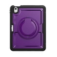 thumbnail image 2 of Case for iPad Air 11 inch M3 2025/M2 2024 (7th/6th Gen) with 360 Rotating Stand, Shoulder Strap, Heavy Duty Shockproof Cover, Purple, 2 of 7