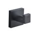 thumbnail image 1 of Gancho para abrigos, ganchos para batas y toallas de acero inoxidable, accesorios de baño cuadrados, autoadhesivos para montar en la pared (sin perforación), chapado en negro mate, paquete d, 1 of 4