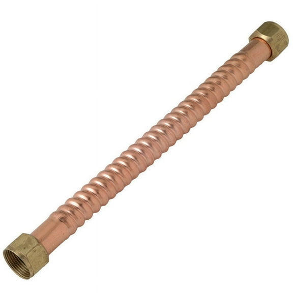 Homewerks 7211-12-34FIP-T Copper Connector - 0.75 Female Iron Pipe x 12 in.