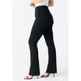 thumbnail image 4 of Roaman's Women's Plus Size Tall Plus Size Ponte Bootcut Pant With Pockets And Pull On Elastic Waist, 4 of 4