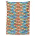 thumbnail image 3 of Ambesonne Fish Tablecloth Rectangular Table Cover, Abstract Mermaid Pattern, 60"x90", Multicolor, 3 of 4
