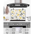 thumbnail image 5 of nqOlkjepod Large Induction Cooktop Protector Mat 28.5"x20.5", Summer Lemon Stove Top Covers for Electric Stove, Watercolor Fruit Grey Leaf Decorative Stove Burner Cover Mats, Glass Top Stove Cover, 5 of 8