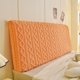 thumbnail image 1 of Nvzi funda universal de felpa para cabecero de cama, para todas las estaciones, suave y cálida, antiarañazos de gato, lavable a máquina, 150 * 65 cm (naranja)., 1 of 5