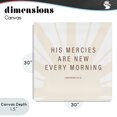 thumbnail image 4 of Stupell Industries Farmhouse His Mercies Are New Canvas Art, 30 x 30, by SD Graphics Studio, 4 of 8