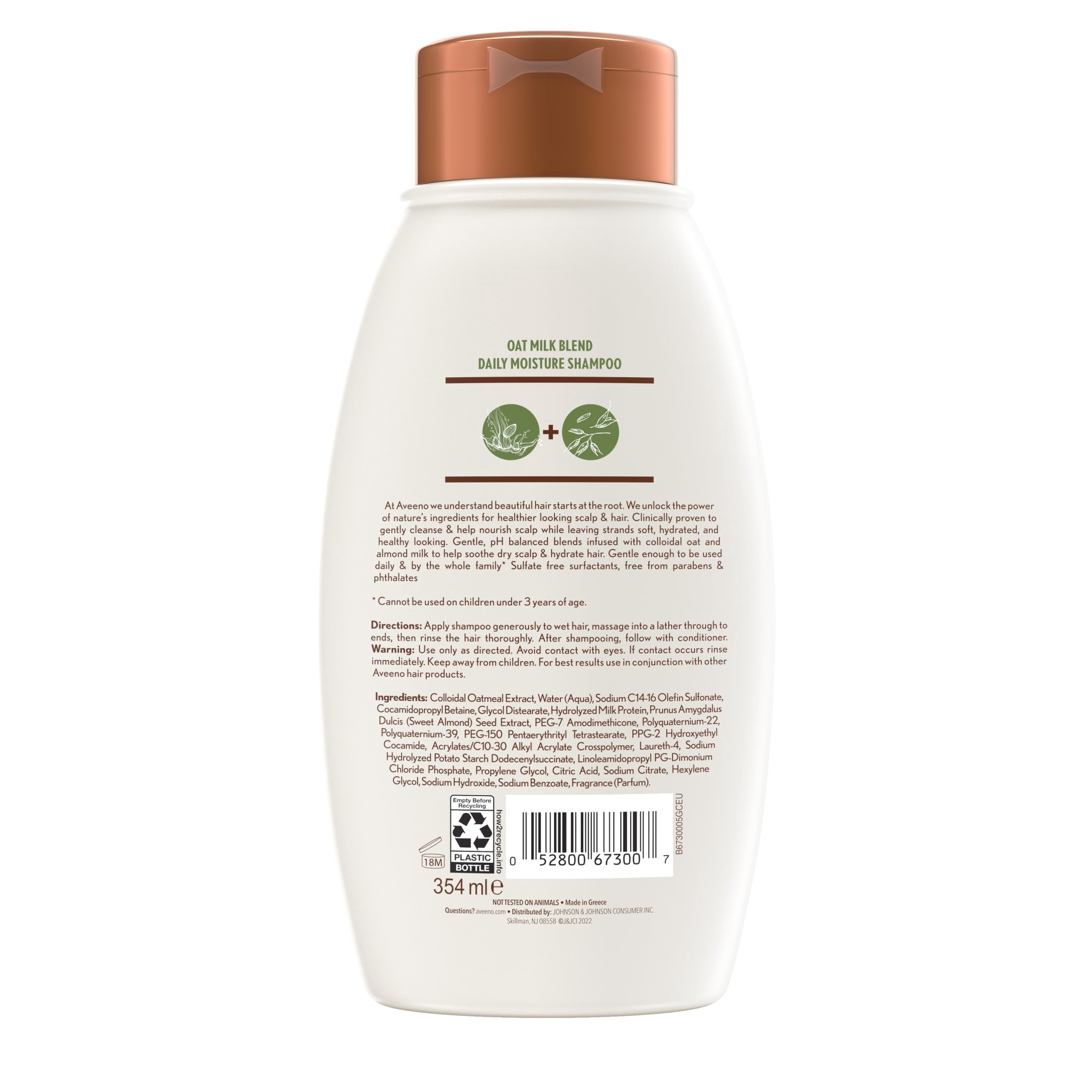 Oat Milk Blend Moisturizing Shampoo for Dry Hair
