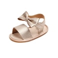 thumbnail image 2 of Baby Girls PU Anti-slip Bow-knot Crib Sandals Shoes, 2 of 5