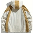 thumbnail image 4 of Mens New Style Zipper Opening Upper Outer Garment Hooded Long-Sleeved Windproof Coat, 4 of 8