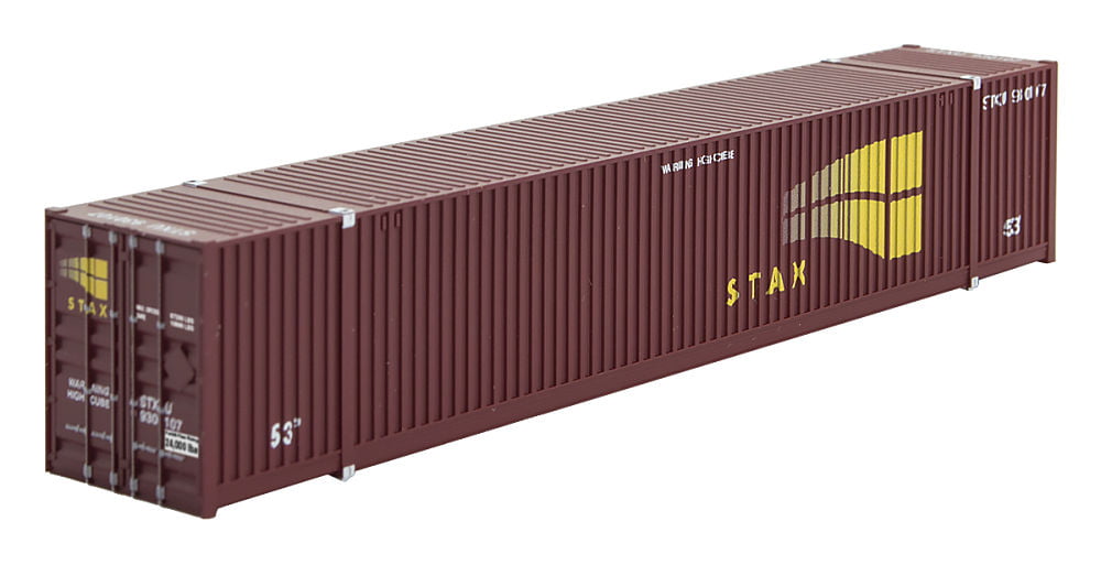 Details about   N Scale 53' Corrugated Container MTL #46900101 National Fast Freight #031060 