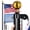 Black, variant on Yescom Bravery 20ft Heavy Duty Sectional 13Gauge Aluminum Flag Pole Kit with 136 LED Solar Light US Flag Top Outside House Outdoor