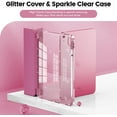 thumbnail image 3 of Timoom Compatible con iPad A16 11.ª Generación 11 Inch 2025 Case, iPad Case 10.ª Generación 10.9 Inch, Cubierta Brillante y Linda con Parte Trasera Transparente y Reluciente, Soporte para Lápiz,, 3 of 8