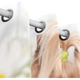thumbnail image 3 of Coolnut Yorkshire Terrier Dog in Daisies Thermal Insulated Blackout Grommet Printed Window Curtain - 84x55 in - 100% Polyester 2 Panels, 3 of 6