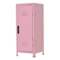 thumbnail image 2 of BELOVING Metal Small Desktop Makeup Locker for School Office Accessory 10.5x10.5x27cm Pink, 2 of 10