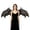 Grey, variant on REDARER Womens Vintage Skeleton Bat Wings Gothic Accessory Halloween Cosplay Evening Themed Party Role Play Prop,One Size