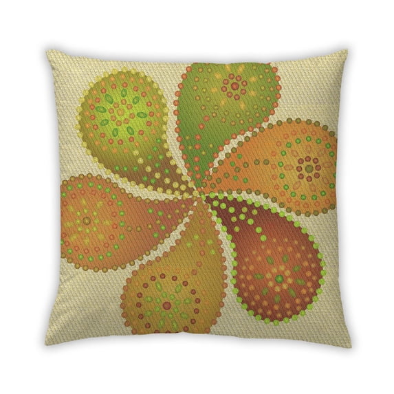 Ahgly Company Outdoor Square Contemporary Throw Pillow, 18 inch by 18 inch