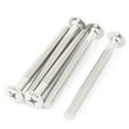 thumbnail image 2 of Uxcell M6 x 65mm Threaded Flat Head Countersunk Bolts Machine Screws 5 Pack Metal, 2 of 4