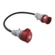 thumbnail image 3 of 5Pin Adapter Plug 32A to 16A Coupling Socket [3-Phase,400V] Hose Cable High Current Adapter ,Protect, 3 of 5