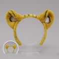 thumbnail image 4 of Giaone Plush Tiger Ear Headband Tail Handmade Hair Hoop for Washing Face, 4 of 11