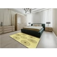 thumbnail image 4 of Ahgly Company Indoor Rectangle Patterned Sun Yellow Area Rugs, 2' x 5', 4 of 6