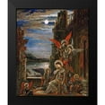 thumbnail image 2 of Moreau, Gustave 15x17 Black Modern Framed Museum Art Print Titled - Saint Cecilia. (The Angels Announcing Her Coming Martyrdom), 2 of 5