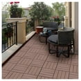 thumbnail image 3 of Wood Plastic Composite Deck Tiles Set of 20, Sustainable Composite Decking Resist Rust, Water, Weather, Easy to DIY & Maintain, Ideal for Patios, Balconies, Rooftops, Light gray, 3 of 8