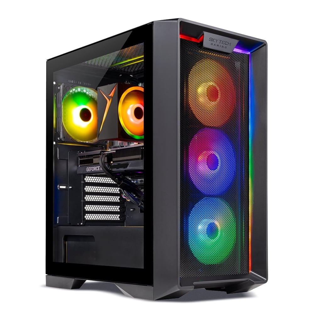 Skytech Nebula Prebuilt Gaming Tower, INTEL i5 12400F, NVIDIA GeForce 4060, 1TB SSD, 16GB DDR4, Wi-Fi, Win11, New - Walmart.com Skytech Nebula Prebuilt Gaming Tower, INTEL i5 12400F, NVIDIA GeForce 4060, 1TB SSD, 16GB DDR4, Wi-Fi, Win11, New - Walmart.com