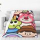 thumbnail image 1 of Manta de dibujos animados de Toy Story para niños y niñas, súper suave, acogedora y cálida, manta de franela ligera y difusa para sofá, cama, viajes y regalos de campamento, 40 x 30 pulgadas, 1 of 8