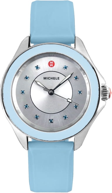 michele women's cape topaz sport watch 40mm