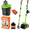 Green, variant on Pupzle Dog Pooper Scooper with Bag Attachment, Heavy Duty for Large Dogs