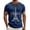 Blue-7, variant on Paris T Shirts for Men Summer Short Sleeve Crewneck Loose Casual T-Shirts France Paris Graphic Tees Travel Vacation Shirt