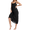 Black, variant on Women Cotton Silk Long Slip Dress Camisoles Full Slips For Under Dress Nightgowns Petticoat