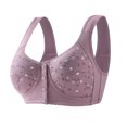thumbnail image 5 of Iyufng Bras for Women,Push up Wireless Bra,3PC Woman's Plus Size Printing Comfortable Bra Underwear,Womens Bras Plus Size, 5 of 5