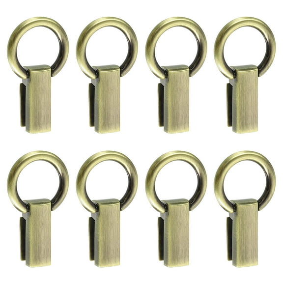 Bag Side Clip Buckle, 8Pack 0.28" Metal Suspending Handbag Strap Chain Connector (Bronze Tone, 40mm)