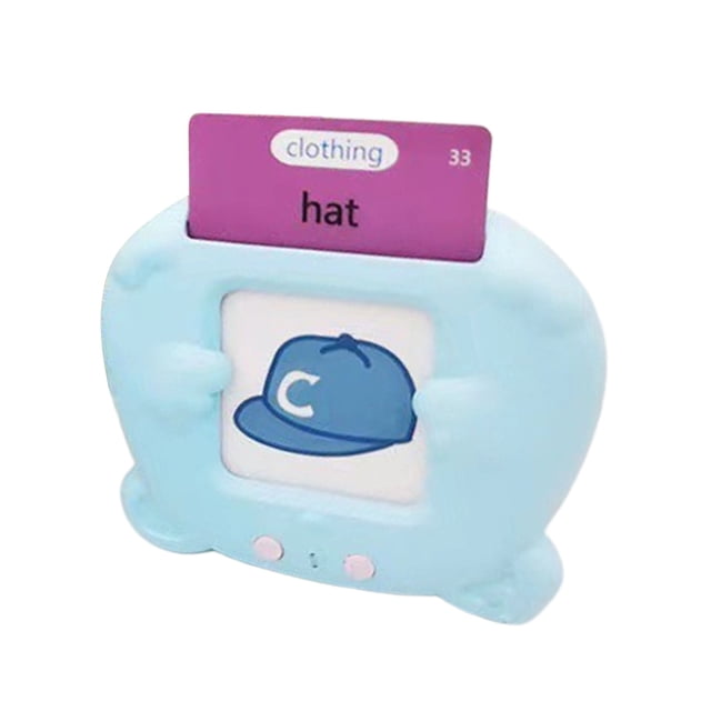 Montessori Talking Flashcard Set with 224 Words, Speech Therapy Sensory Toy for Kids Ages 2-6, Interactive Early Learning Device