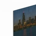 thumbnail image 2 of Luxe Metal Art 'Good Night Chicago Crop' by Luxe Portfolio, Metal Wall Art, 16"x12", 2 of 9
