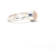 thumbnail image 2 of Heaven Crafts 925 Sterling Silver Genuine Rose Quartz Ring Boho Dainty Jewelry Promise Gift Item, 2 of 4