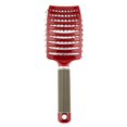 thumbnail image 4 of Peine de masaje del cuero cabelludo para hombre y mujer, cepillo de cerdas y nailon para desenredar el pelo rizado y húmedo, herramientas de peinado para salón de peluquería, 4 of 4