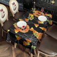 thumbnail image 3 of Halloween Pumpkins and Candy Corn Rectangle Tablecloth 60"x120",Waterproof Polyester Rectangle Table Cloth, Wipeable Spillproof Polyester Tablecloth for Dining, Camping, Indoor and Outdoor, 3 of 6