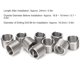 thumbnail image 5 of Insertos de rosca herramienta de reparación de roscas de alta precisión práctica para máquina artesanal ANGGREK Otros, 5 of 8