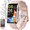 Pink, variant on Fitness Tracker for Men Women, 2026 New 1.47" HD Smartwatch, Smart Watch with 110+ Sport Modes, IP68 Waterproof Pedometer, Compatible with Android and Ios, Black