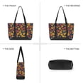thumbnail image 6 of FORMRS Canvas Laptop Tote Bag for Women with 15.6" Computer Compartments Shoulder Handbag, Yellow Floral, 6 of 7