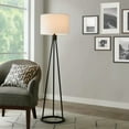thumbnail image 2 of Hampton Bay Higgins 56.25 in. Black Tripod Floor Lamp with Round Base, 2 of 4