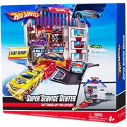 Angle View: Hot Wheels Super Service Center Deluxe Play Set